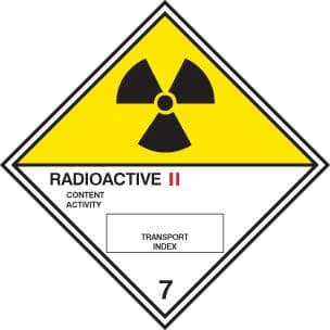 14512F Radioactive II diamond Rigid Plastic (200x200mm) Safety Sign
