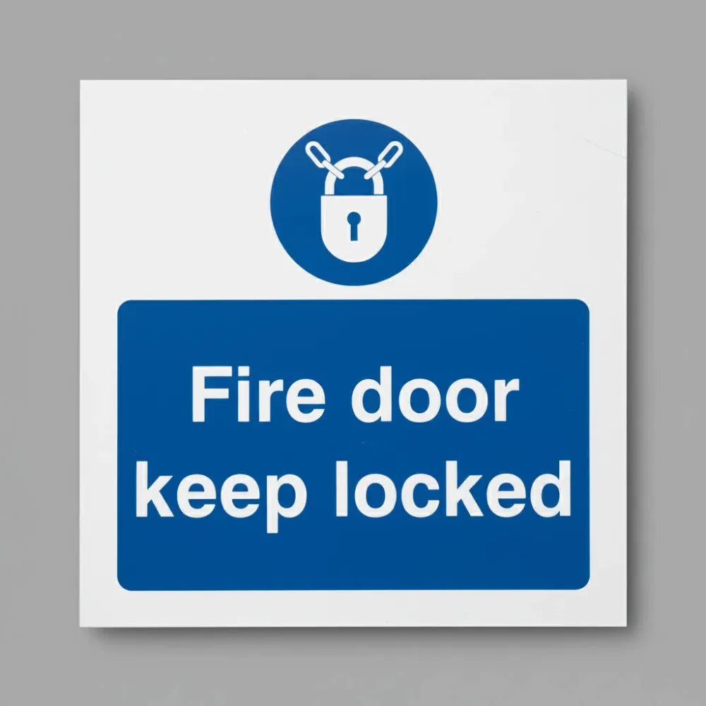 Fire door keep locked