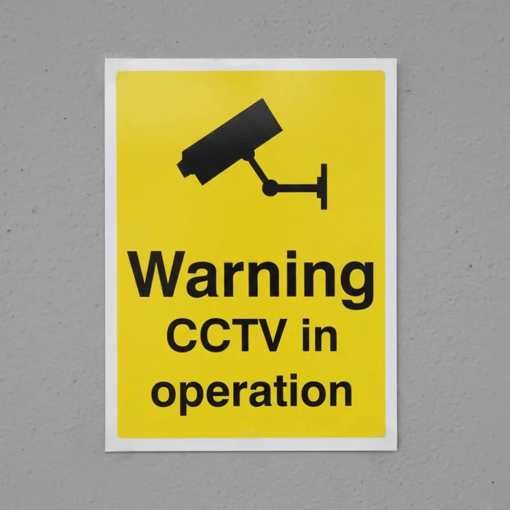 71721K Warning CCTV in operation Ultra Durable 2mm PET (400x300mm) Safety Sign