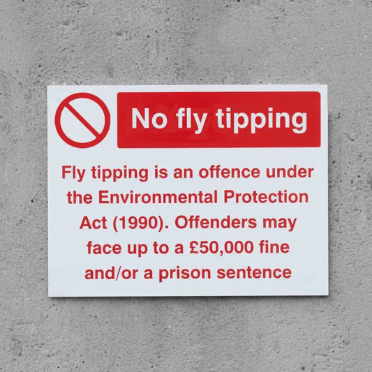 No flytipping etc...