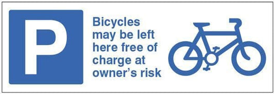 17694G Cycle parking -> Safety Sign