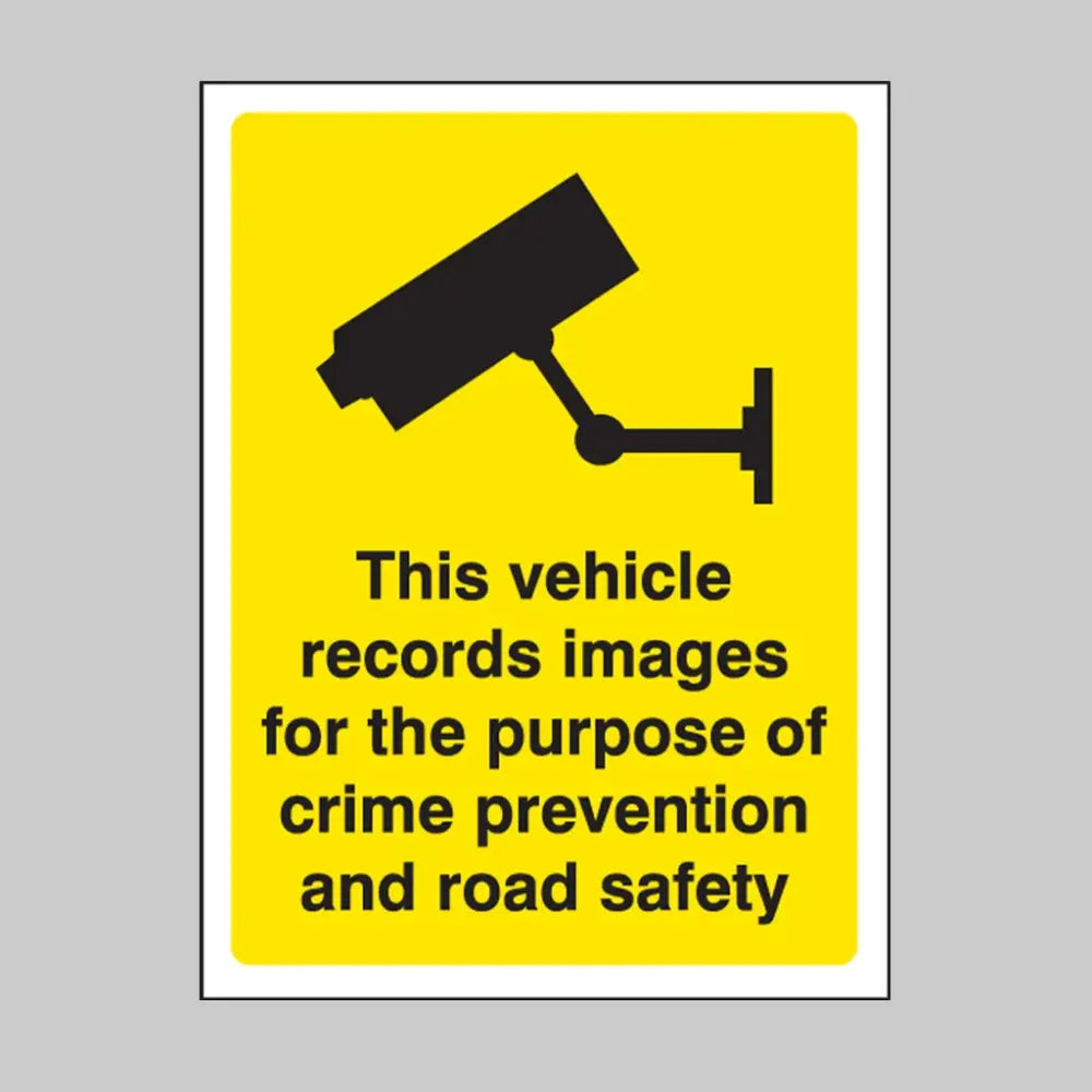 This vehicle records images for the purpose of...