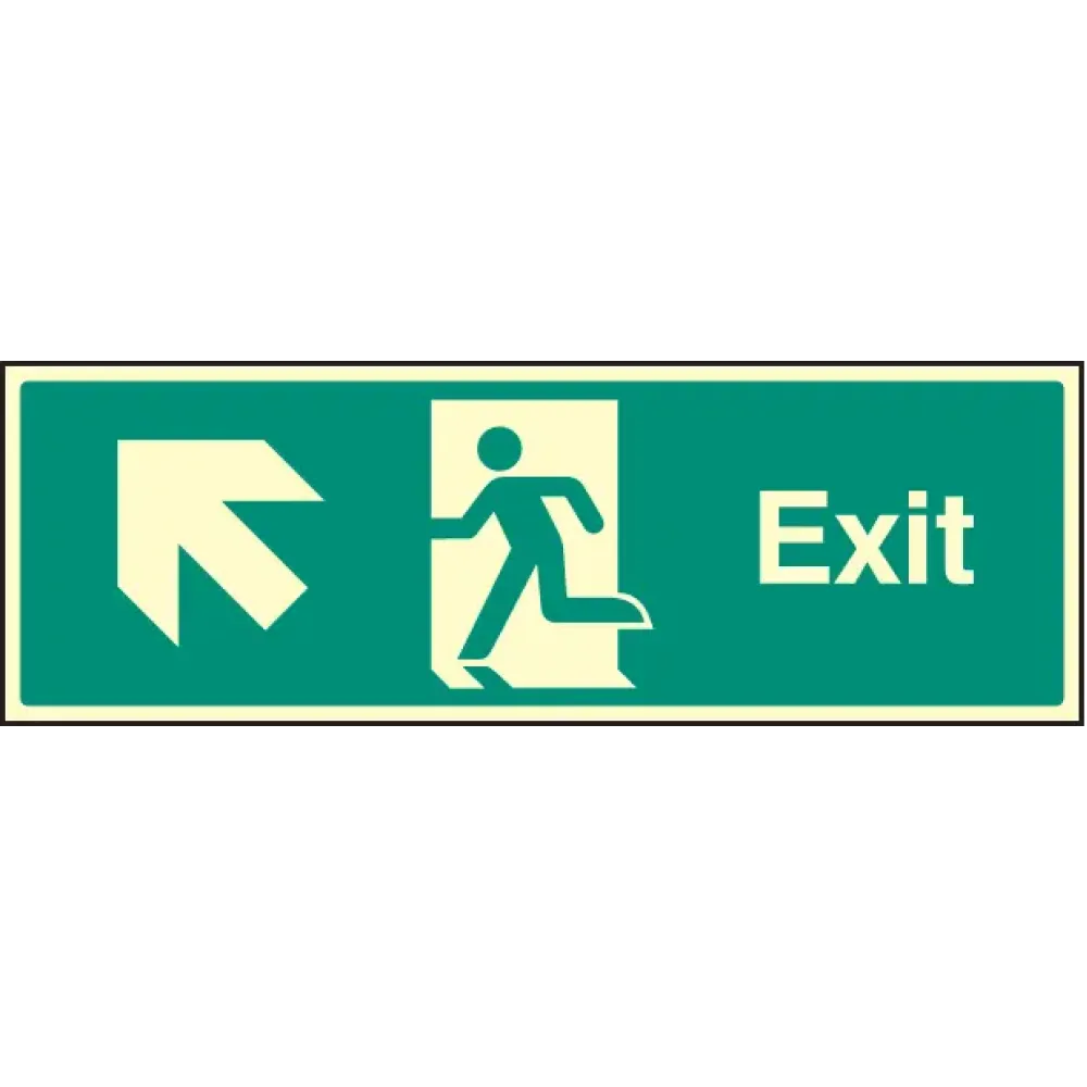 Exit arrow up left
