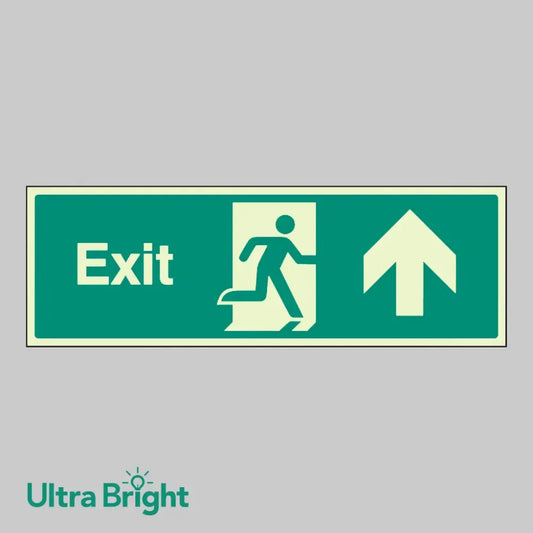 Exit arrow straight on