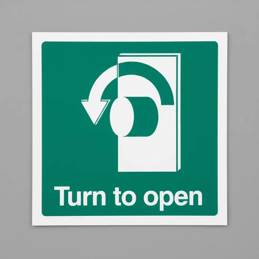 Turn to open left