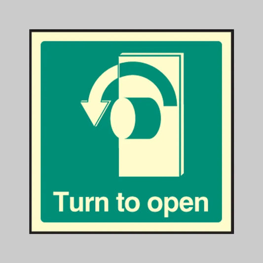 Turn to open left