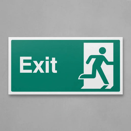 Final exit right symbol
