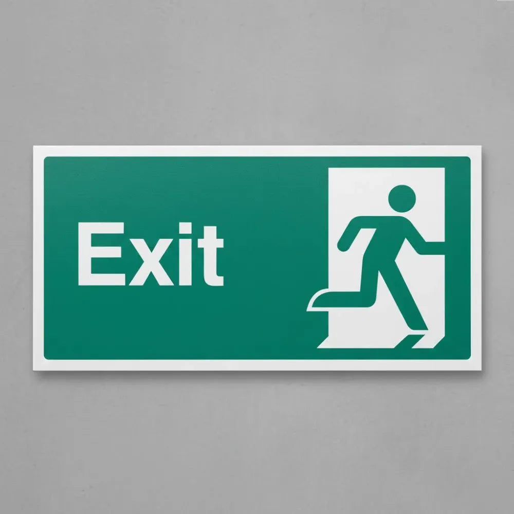 Final exit right symbol