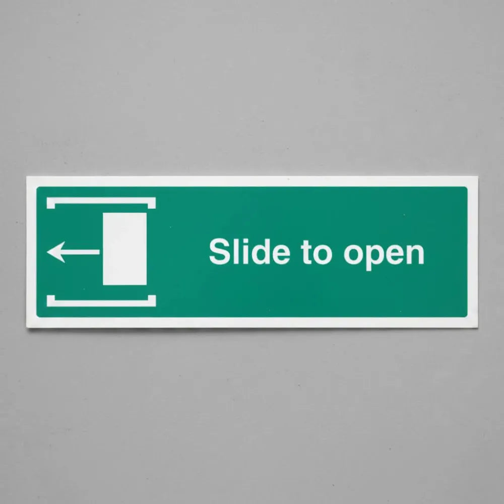 Slide to open left