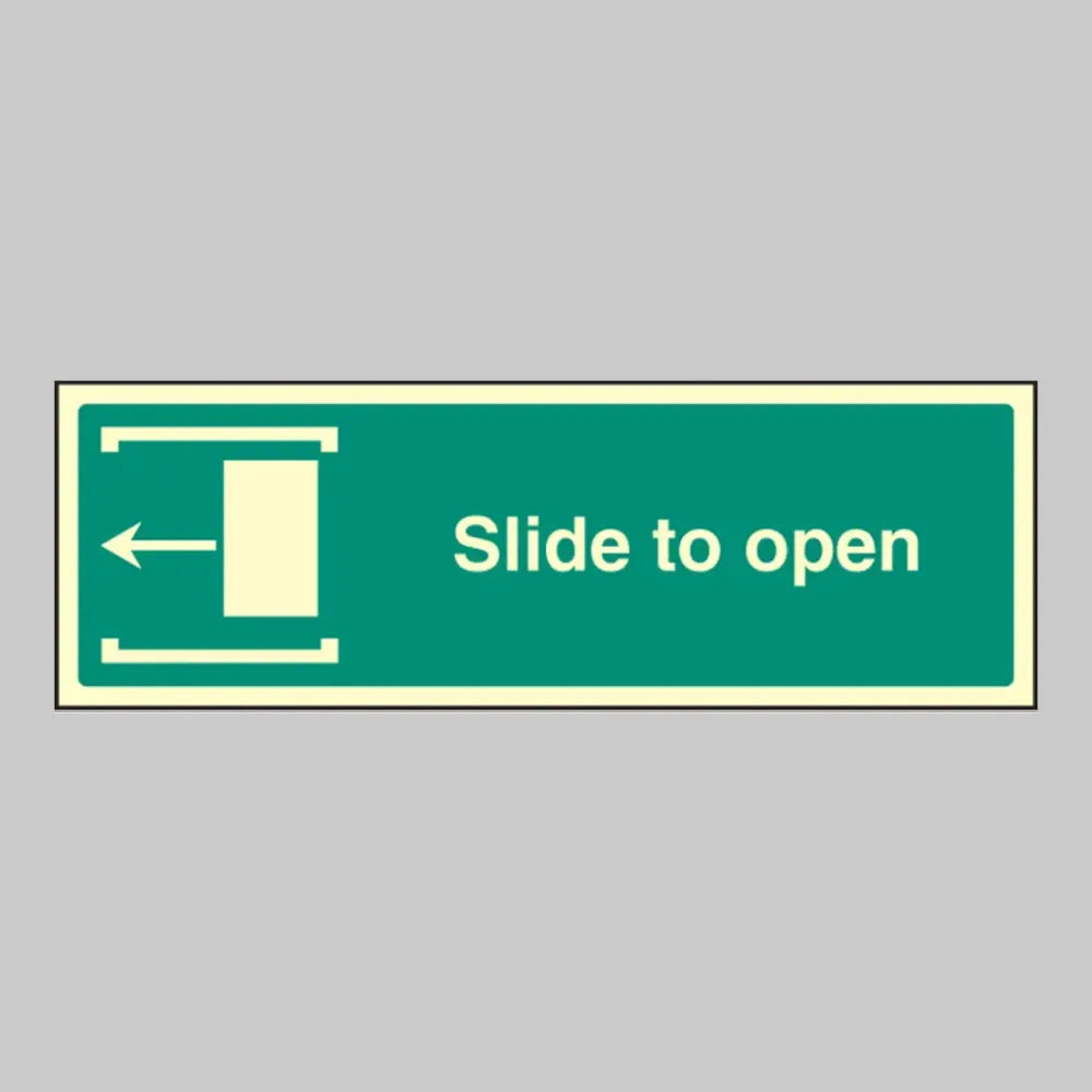 Slide to open left