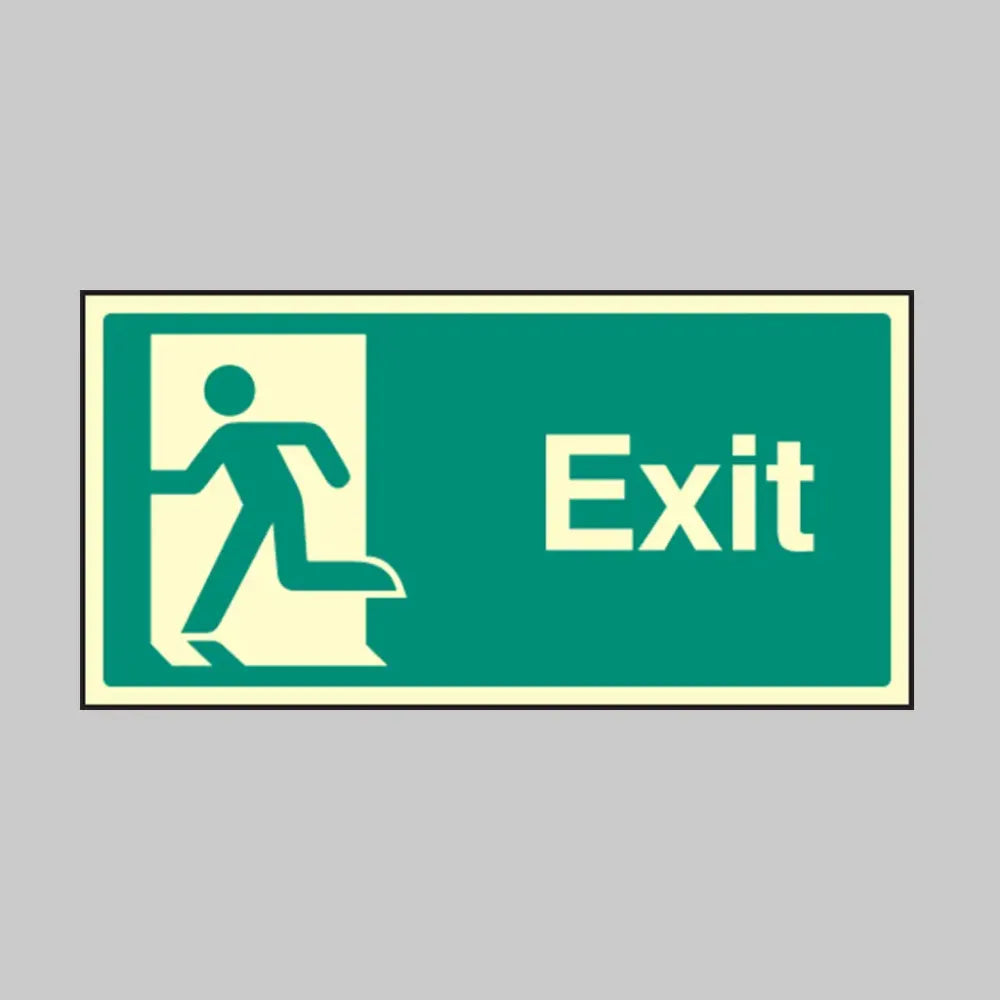 Final exit left symbol