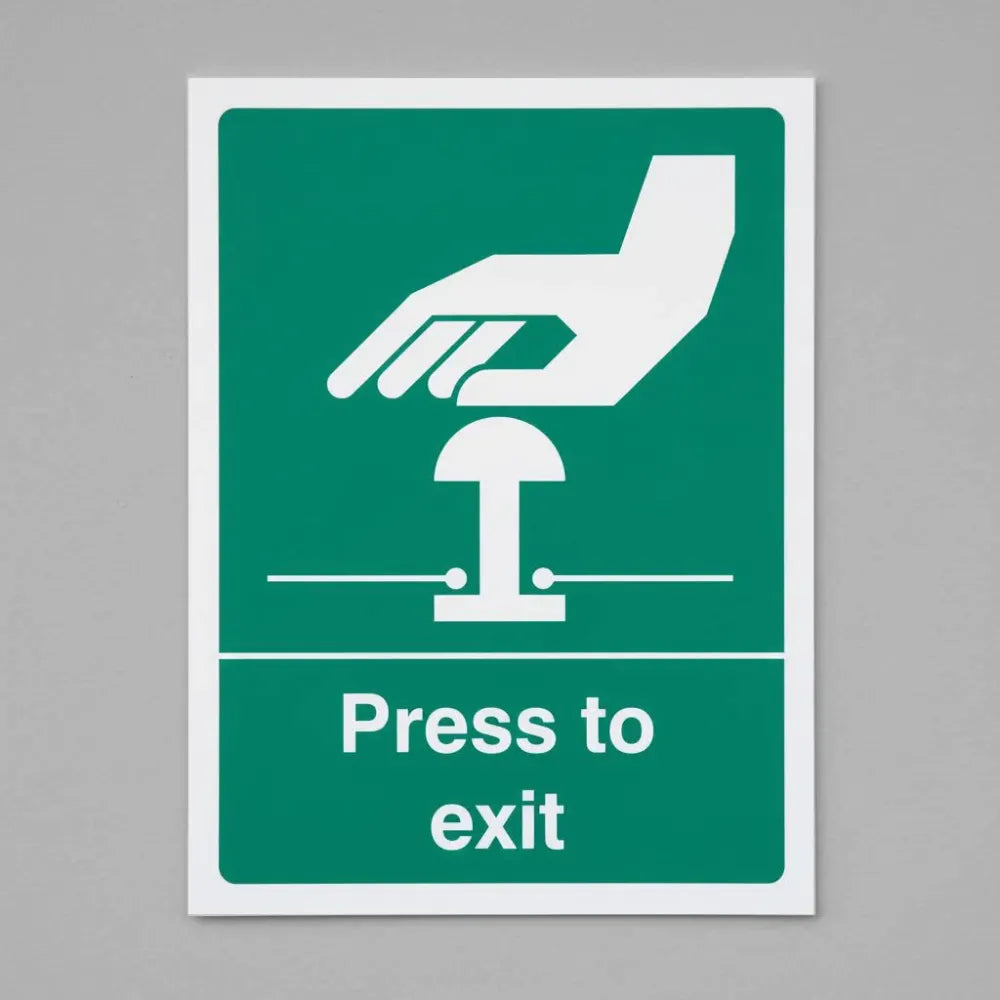 Press to exit