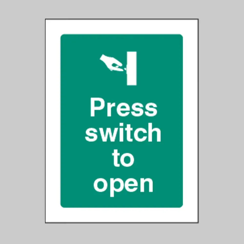 Press switch to open