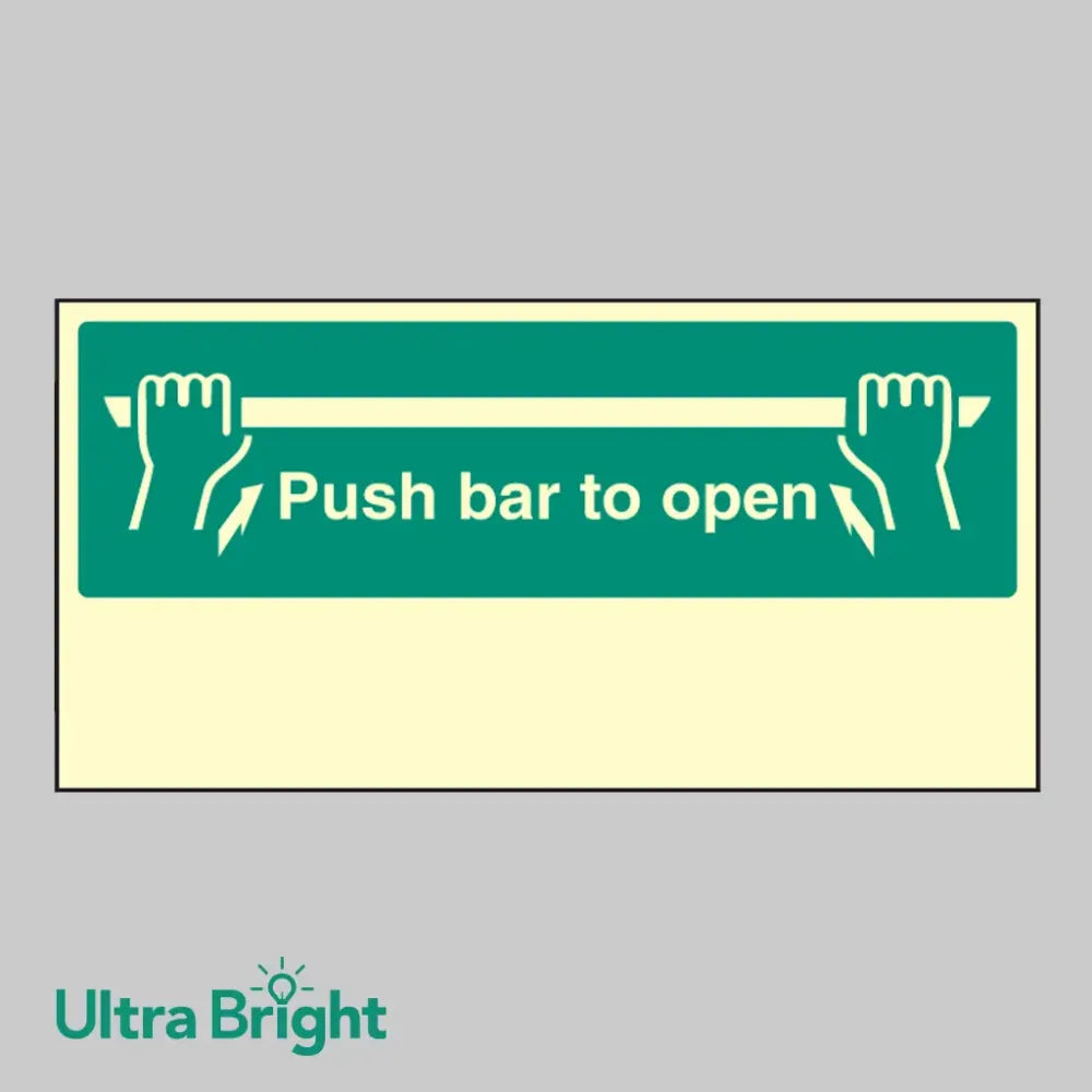 Push bar to open