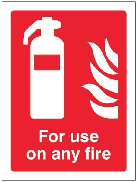 21004E For use on any fire Safety Sign