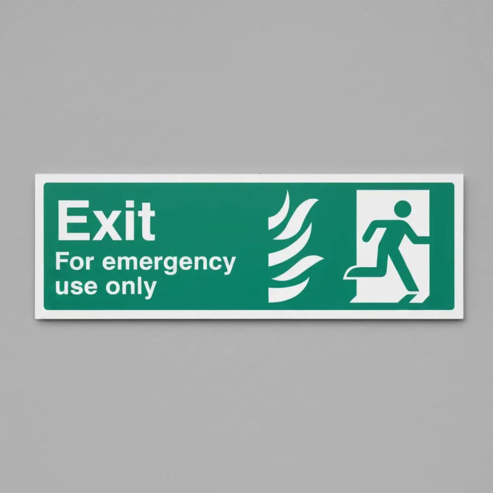 Exit for emergency use only right - HTM