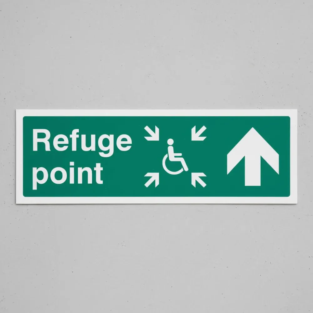 Refuge point arrow up