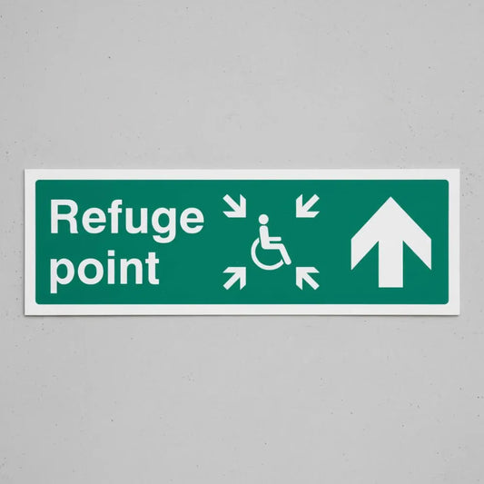 Refuge point arrow up