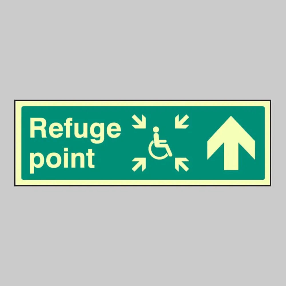 Refuge point arrow up