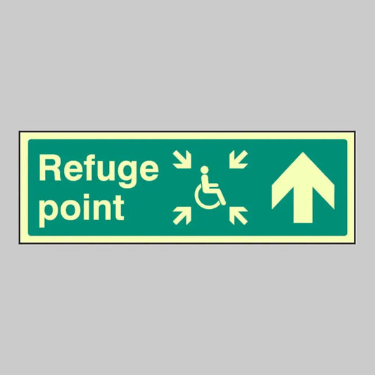 Refuge point arrow up