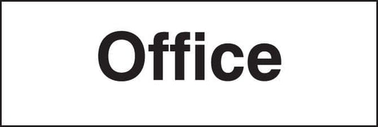27015G Office Self Adhesive Vinyl (300x100mm) Safety Sign