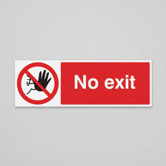 No exit
