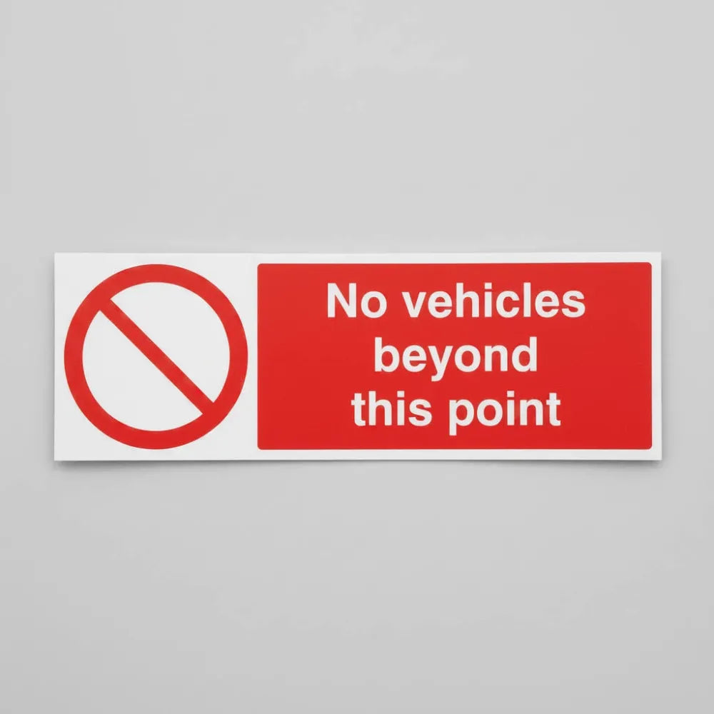 No vehicles beyond this point