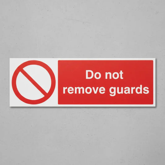 Do not remove guards