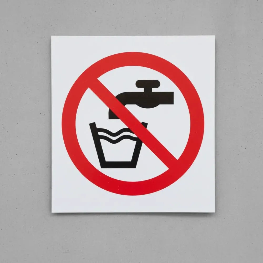 Not drinking water (symbol)