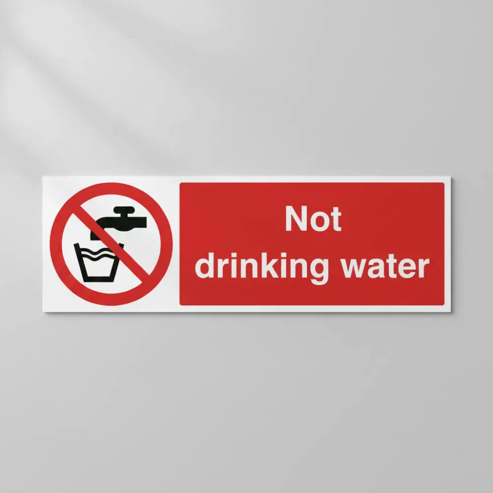 Not drinking water
