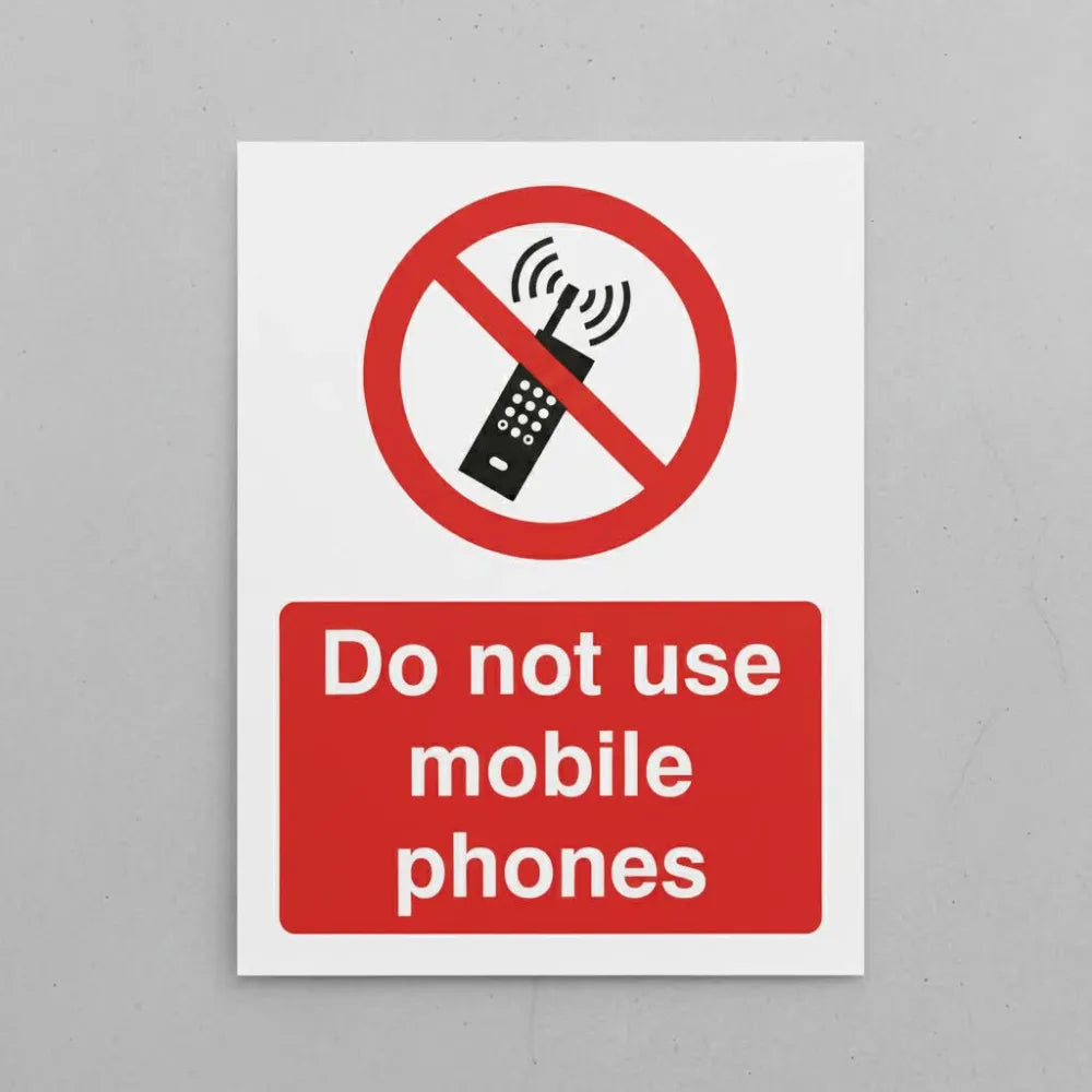 Do not use mobile phones