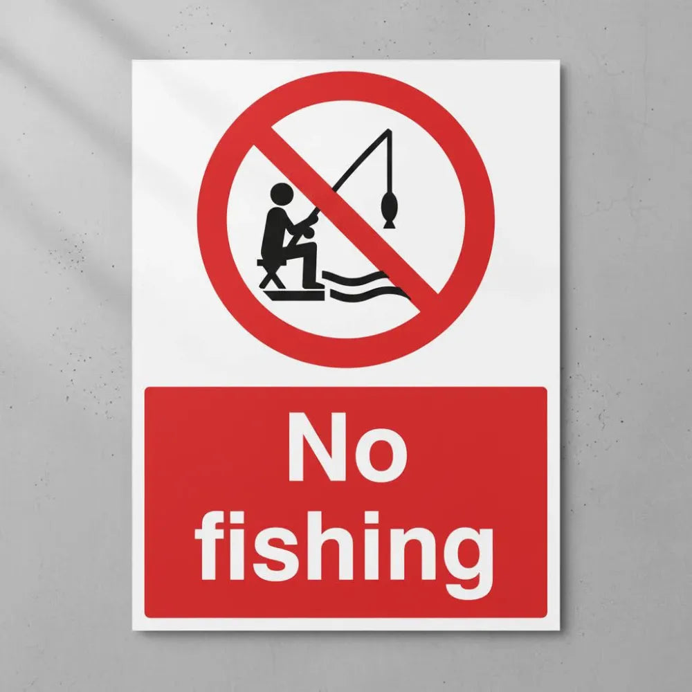 No fishing