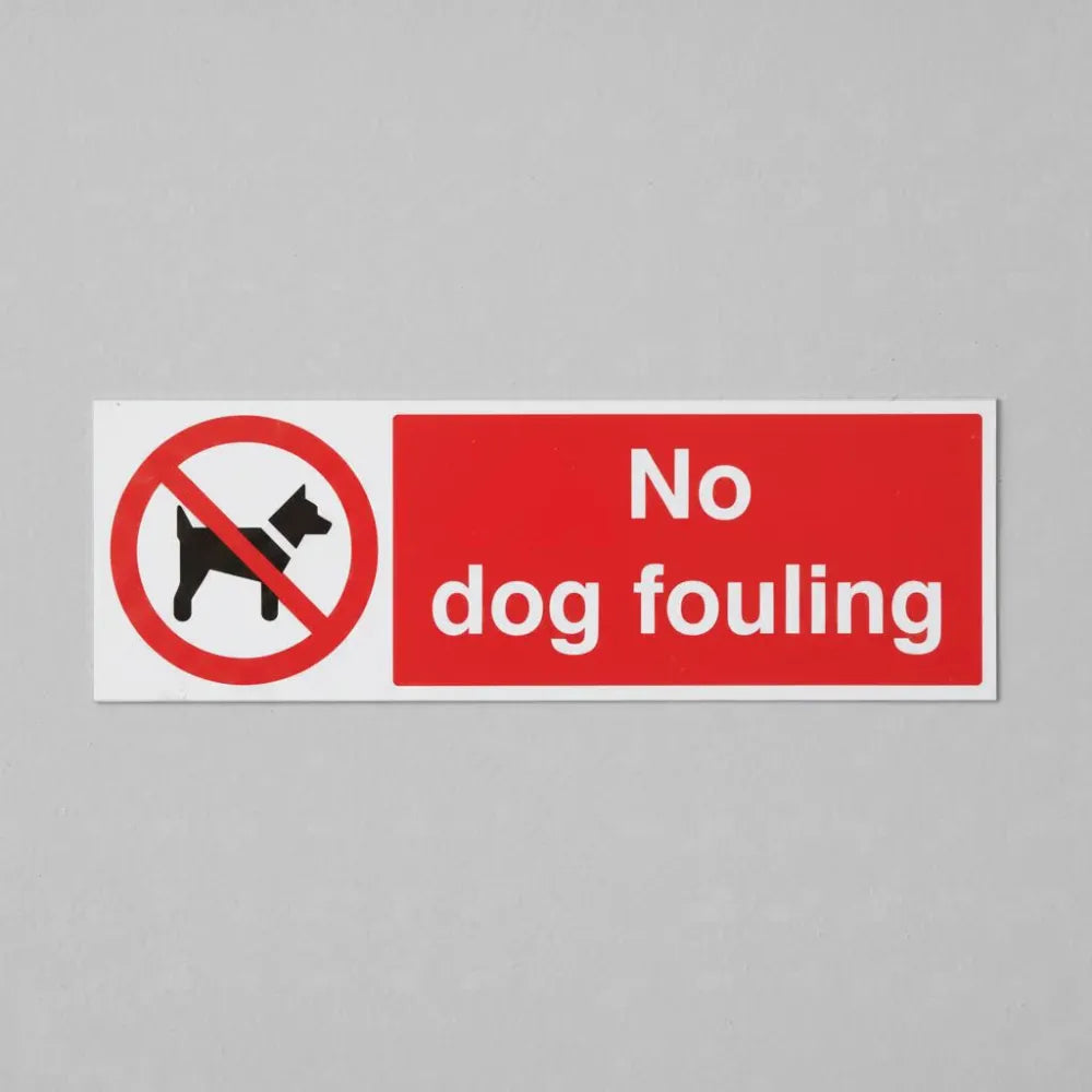 No dog fouling