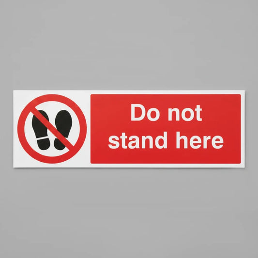 Do not stand here