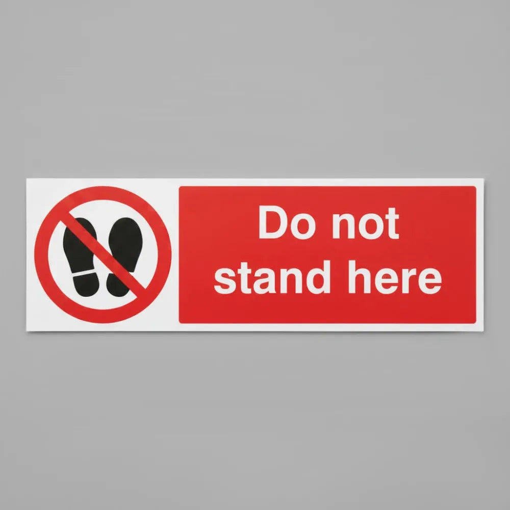 Do not stand here