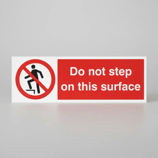 Do not step on this surface