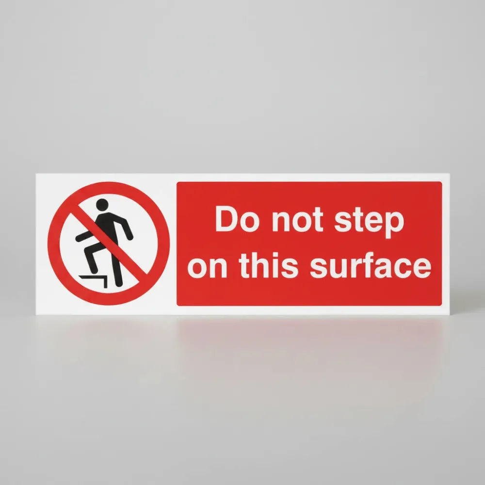 Do not step on this surface