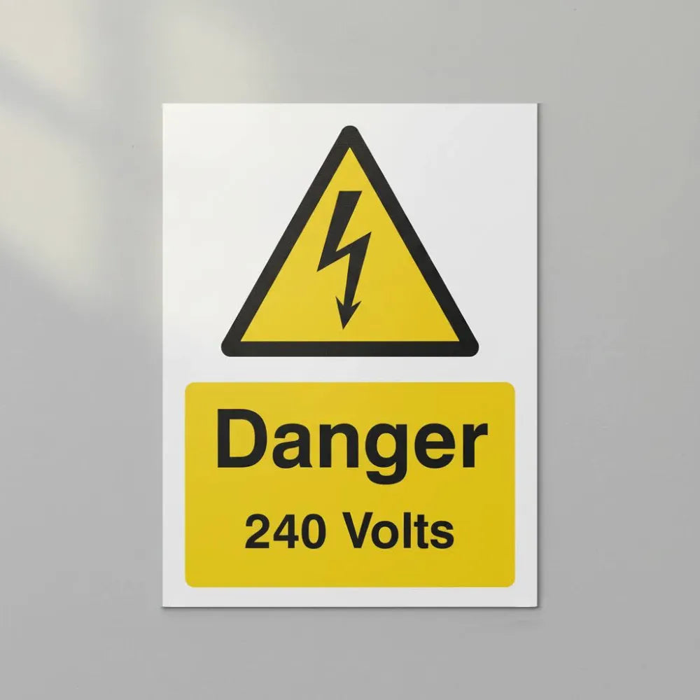 Danger 240 volts
