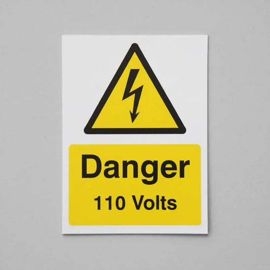 Danger 110 volts