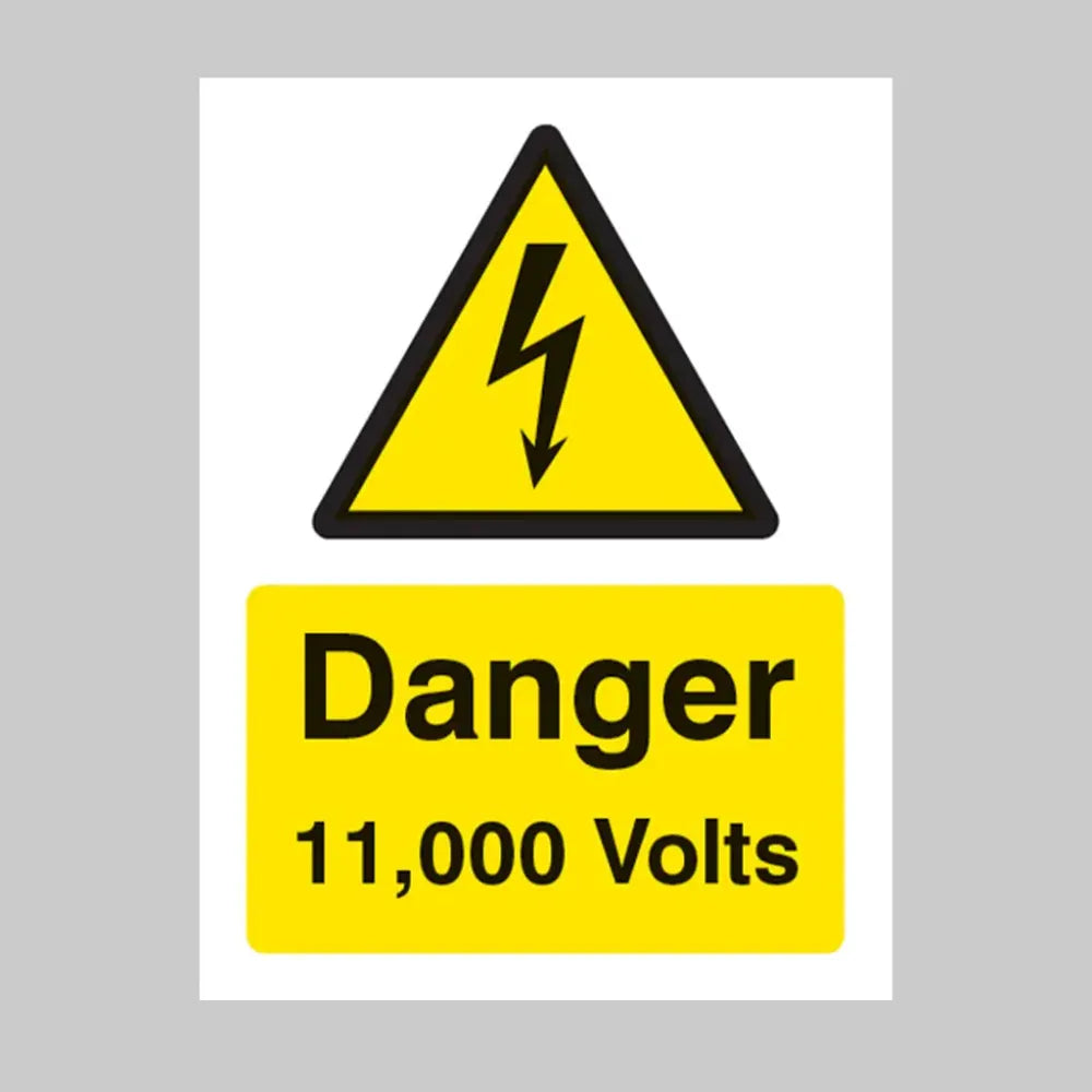 Danger 11000 volts