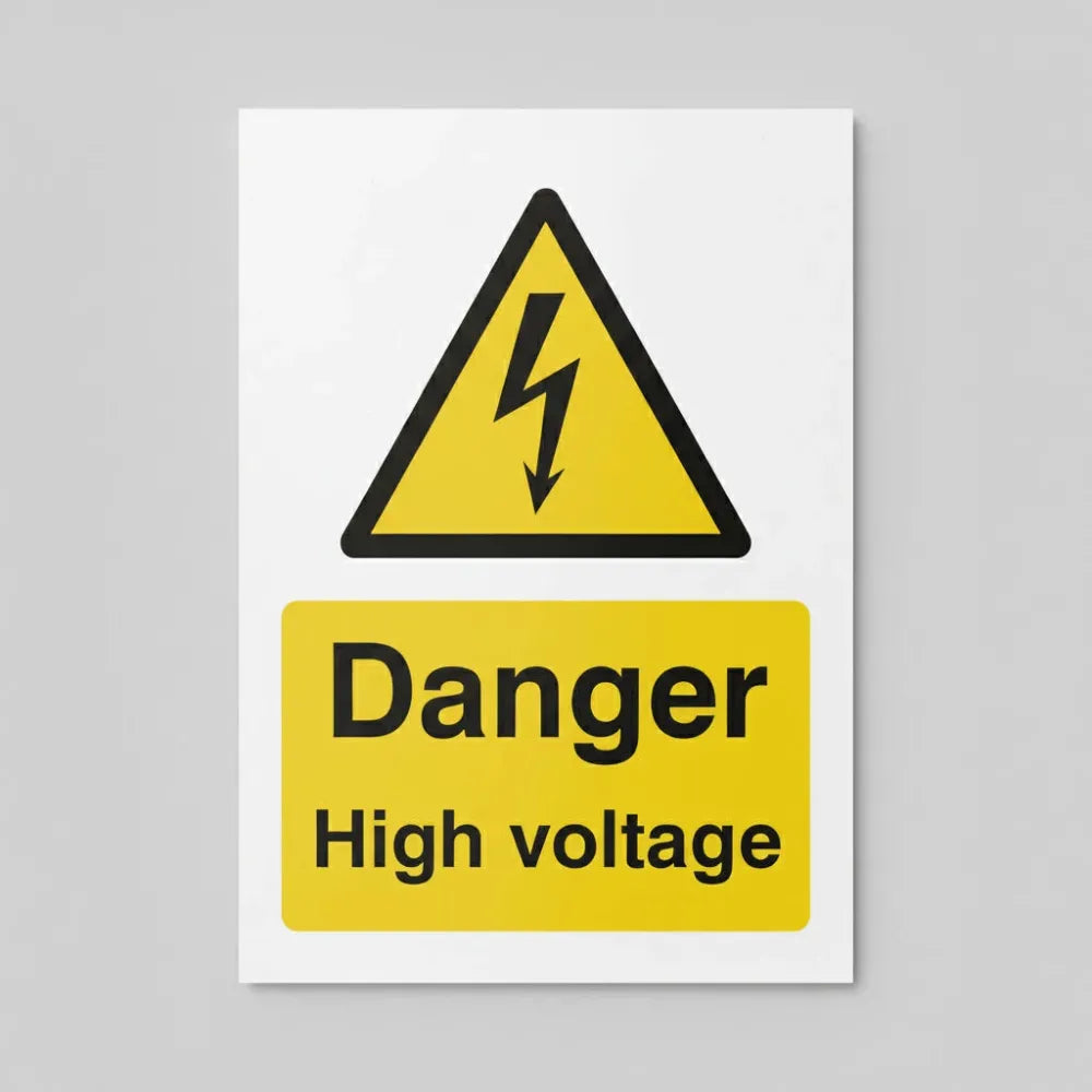 Danger high voltage