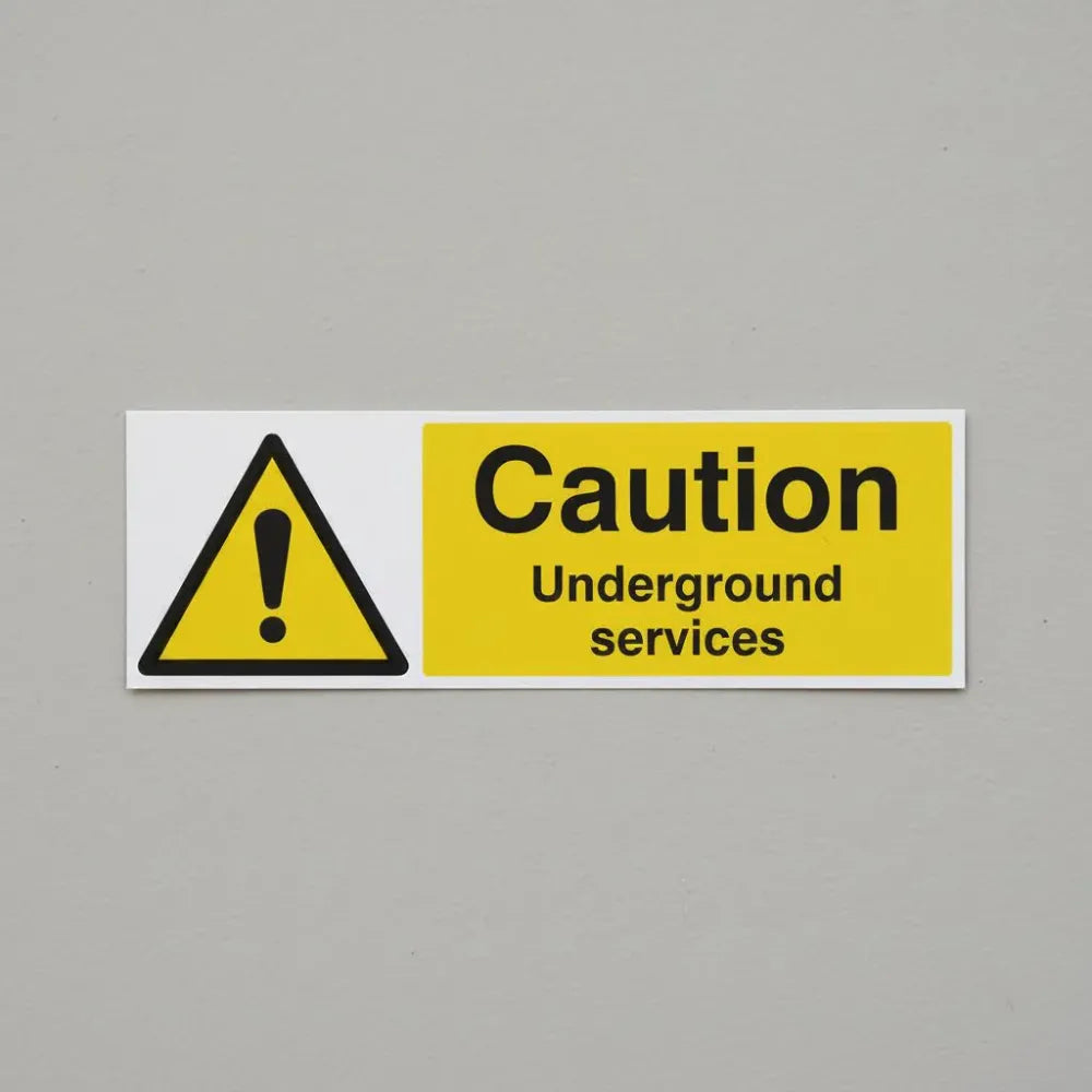 Caution underground services