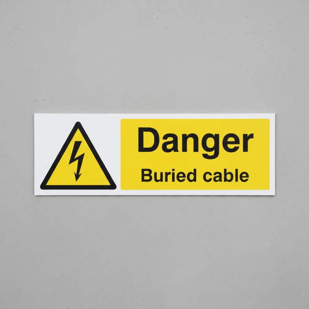 Danger buried cable