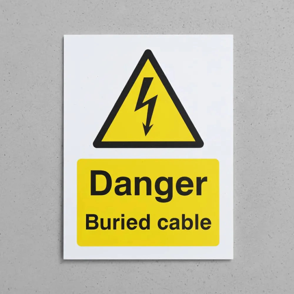 Danger buried cable