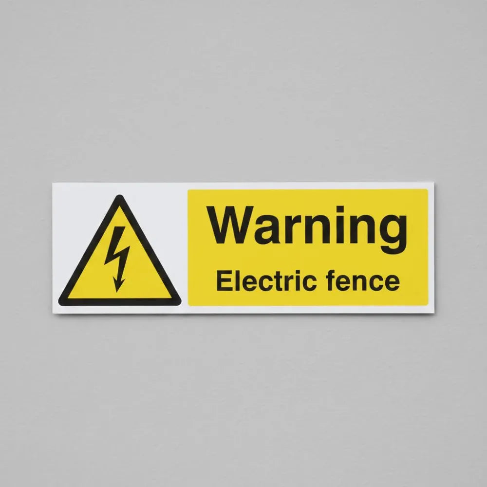 Warning electric fence