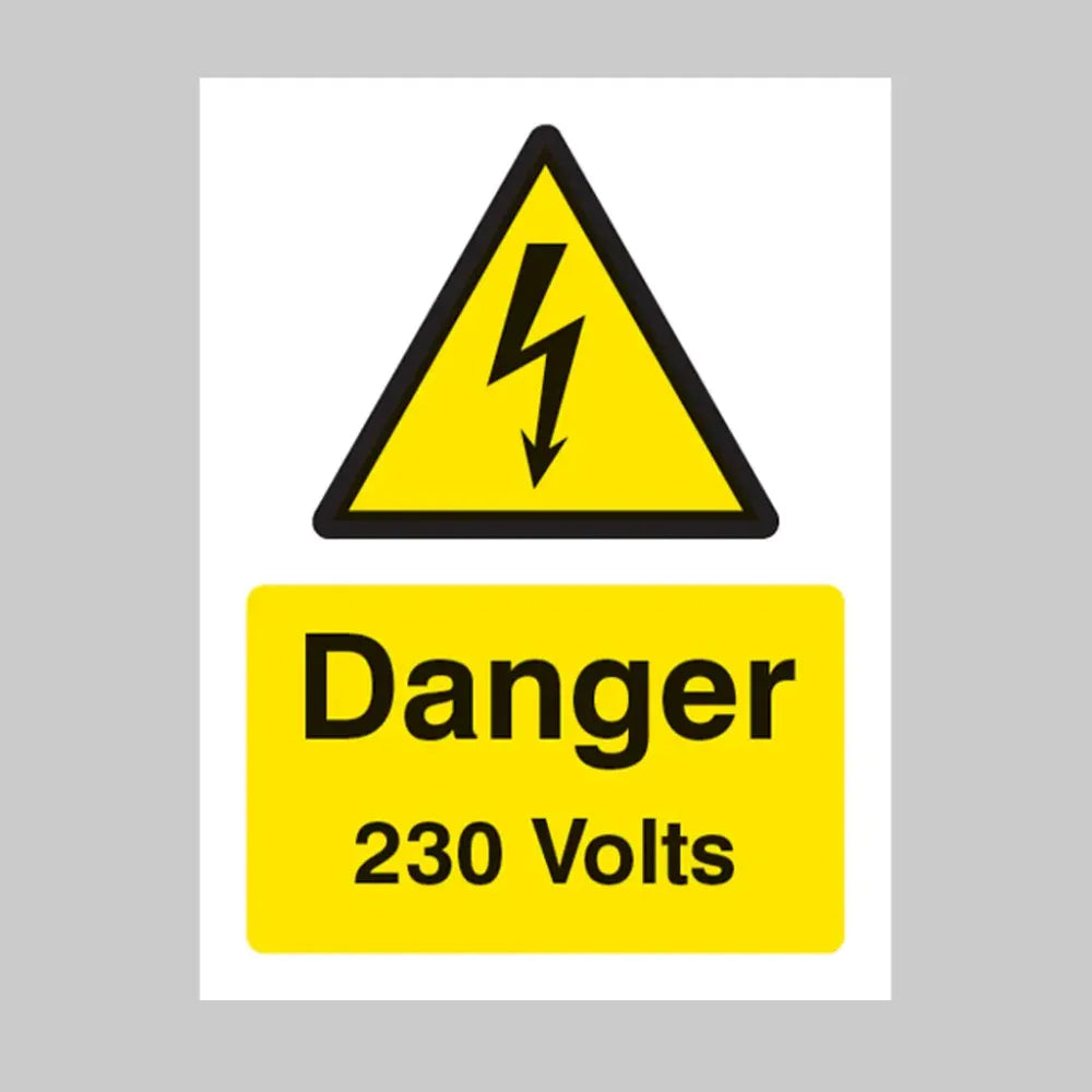 Danger 230 volts