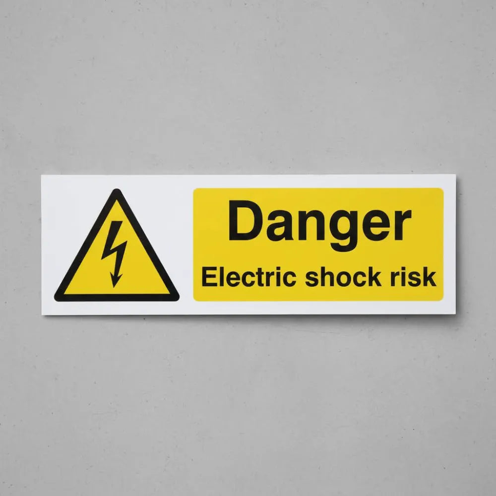 Danger electric shock risk