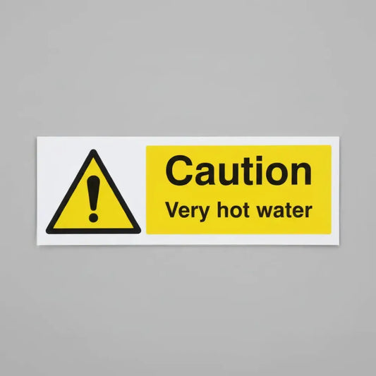 Caution very hot water