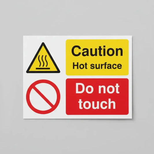 Caution hot surface do not touch
