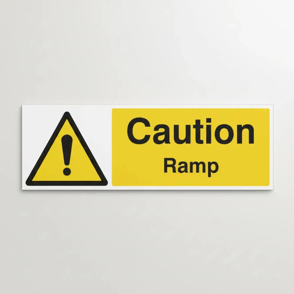 Caution ramp